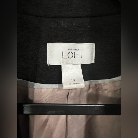 LOFT Ann Taylor Embellished Double Breasted Wool Blazer - Picture 4 of 6